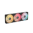 thumbnail image 3 of CORSAIR iCUE LINK LX120-R RGB 120mm PWM Reverse Fans Starter Kit – Reverse Fan Blade -  Dual Light Loops - Easy iCUE LINK Connectivity - Magnetic Dome Bearing, 3 of 10