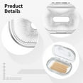 thumbnail image 3 of 4 Pack Portable Clear Travel Organizer Box - Leakproof Storage for Hair Ties, Cotton Swabs, Dental Appliance, Dental Floss & Tampons | Dust-Proof Plastic Case for Toiletry Bag & Home, 3 of 5