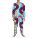thumbnail image 3 of Balery Donuts Pijama para Hombre de Dos Piezas con Manga Larga, Conjunto de Dormir y Descanso Suave con Bolsillos-XX-Large, 3 of 7