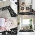 thumbnail image 5 of Anti-Fatigue Kitchen Rug Set of 2 Black Farmhouse Rustic Cushioned Kitchen Floor Mat, Standing Mat Waterproof Non-Slip Kitchen Mats and Rugs PVC Ergonomic Comfort Foam Rug for Kitchen, 5 of 5