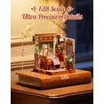 thumbnail image 3 of Robotime DIY Miniature House Kit, Champs-Élysées Bistro Dollhouse Model Kit for Adults to Build, Tiny House 3D Puzzle Craft Kit for Home Decor, Gifts for Adults Teens, 3 of 8