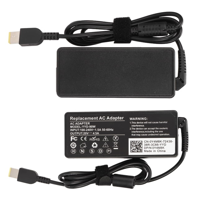 Adaptateur d'Alimentation, Excellente Qualité, Forte Compatibilité, Norme Mondiale pour Ordinateur Portable, Performance Élevée pour Série ThinkPad 65W,90W