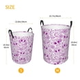 thumbnail image 3 of ZICANCN Laundry Basket Organizer, Mexico Gothic Floral Dead Collapsible Hamper for Bathroom Bedroom Laundry Room, Small Size, 3 of 7