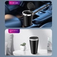 thumbnail image 3 of Cubo de basura para coche ABS, caja de basura Interior para coche, contenedor de basura, soporte para taza de coche, cubo de basura, organizador automático, barril de almacenamiento, 3 of 5