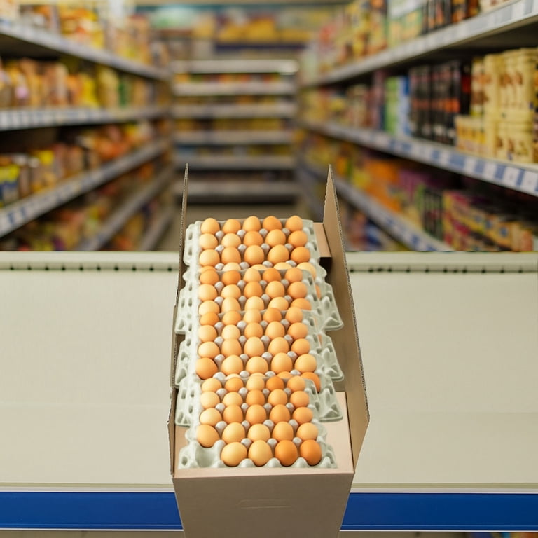 Corrugated Export Egg Boxes with Handles ECT32 - Fits 30 Dozen