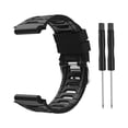 thumbnail image 4 of Watch Strap Silicone Watch Bands Silicone Watch Bands Replacement Bands Soft Comfortable With Steel Buckle Watch Strap Compatible For  Forerunner 920XT, 4 of 8