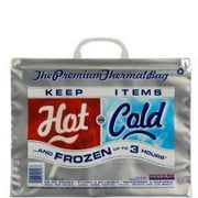 Hot Cold Bag | Insulated Thermal Cooler, Lunch Size, Red & Blue
