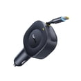 thumbnail image 1 of Car Charger Baseus VR2 Max 60W Retractable USB-C Cable, 1 of 7