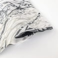 thumbnail image 3 of DriftAway Tree Branch Linen Blend Abstract Ink Printing Lined Window Curtain Valance Grey 52'' width x 24'' length, 3 of 6
