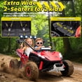 thumbnail image 3 of Cuoote 2 Seater Ride On Car for Kids 3-8, 24V Ride on Toy with Remote Control, LED Lights, EVA Tires, 3 of 9