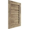 thumbnail image 2 of Ekena Millwork 16"W x 24"H Timberthane Sandblasted Vertical Faux Wood Non-Functional Gable Vent, Primed Tan, 2 of 5