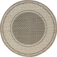 thumbnail image 5 of Unique Loom Tapis de Zone 3129609, 5 Pieds, Gris/beige, 5 of 5