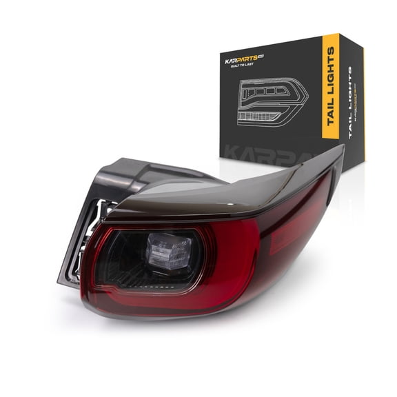KarParts360 For Mazda CX-5 2022 2023 2024 Tail Light Assembly Passenger Side | Outer | LED | Mounts On Body | With Bulbs | Replacement For MA2805138