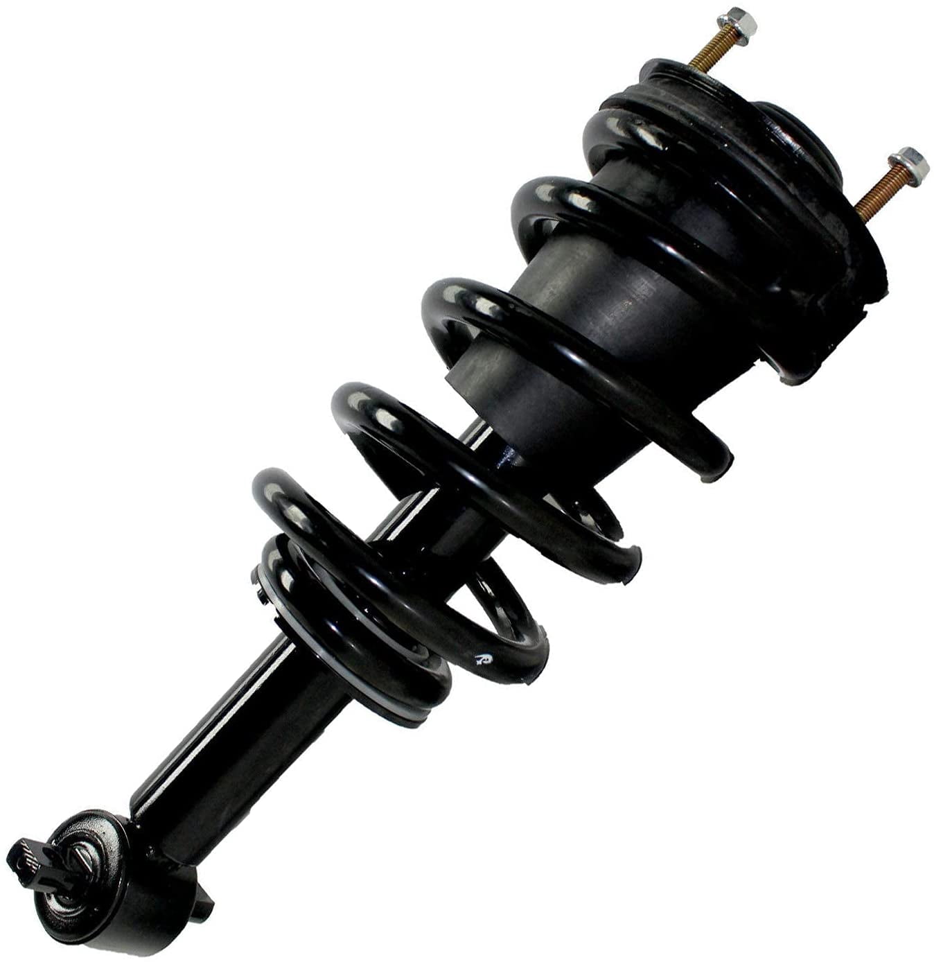 Detroit Axle - Front Struts for 2007-2013 Chevy GMC Silverado Sierra 1500 [Exc. Electronic Susp.] Complete 2 Struts w/Coil Spring 2008 2009 2010 2011 2012 Replacement Ready Struts Assembly