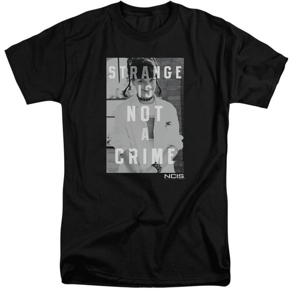 Ncis Strange Adult Tall T-Shirt Black