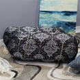 thumbnail image 2 of Natural Geo Silver/Black Gao Takiya Bolster Pillow (Set of 2), 2 of 4