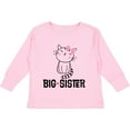 thumbnail image 3 of Inktastic Big Sister Girl Cat Girls Long Sleeve Toddler T-Shirt, 3 of 5