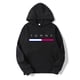thumbnail image 5 of Sudadera con capucha para hombre y mujer, suéter informal de gran tamaño, Color sólido, negro, primavera y otoño, + 1100, 5 of 5
