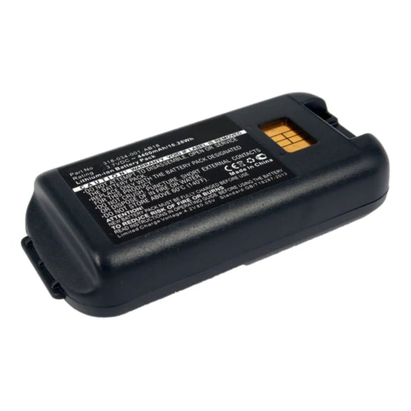 Batteries N Accessories BNA-WB-L1254 Barcode Scanner Battery - Li-Ion, 3.7V, 4400 mAh, Ultra High Capacity Battery - Replacement for Intermec 318-033-001 Battery