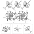 thumbnail image 4 of 50pcs Earring Making Posts Earring Craft Materials Back Earrings Kit Earring Making Kit, 4 of 8