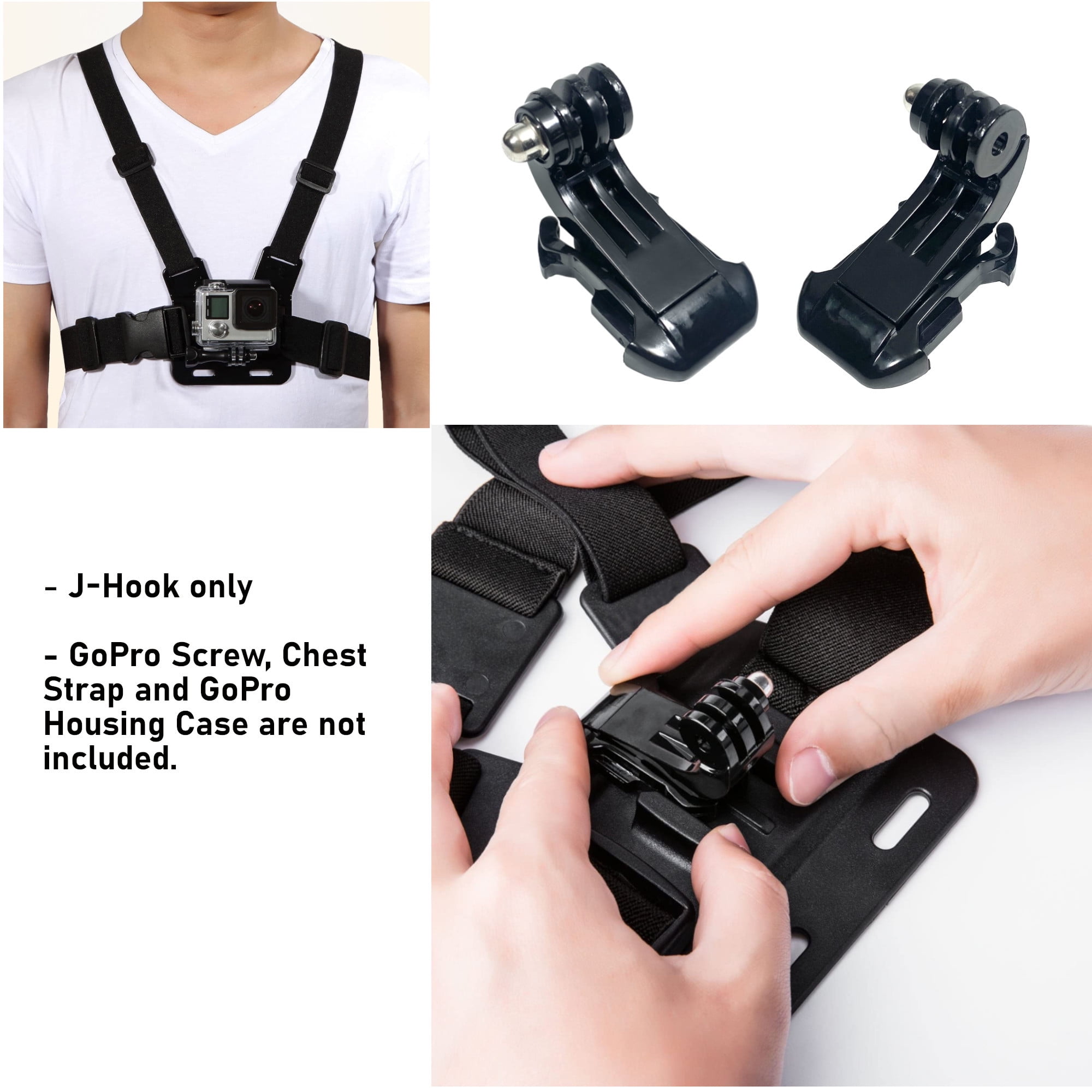 Gopro Mount Adapter Vertical Mounting Buckle TECHYSPOT 360 Degree