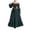 Army Green, variant on Wedding Guest Dresses for Women Renaissance Corset Maxi Dress Off Shoulder Puff Sleeve Gothic Costume Dress