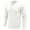 White, variant on Fall Shirts for Men Long Sleeve Crew Neck Pullover Sweater Solid Color Top