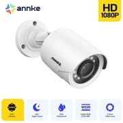 ANNKE 2MP AHD/TVI/CVI/CVBS 4-in-1 Security Camera,IP66 Weatherproof Analog Security Camera for Indoor and Outdoor Use,66ft IR Night Vision