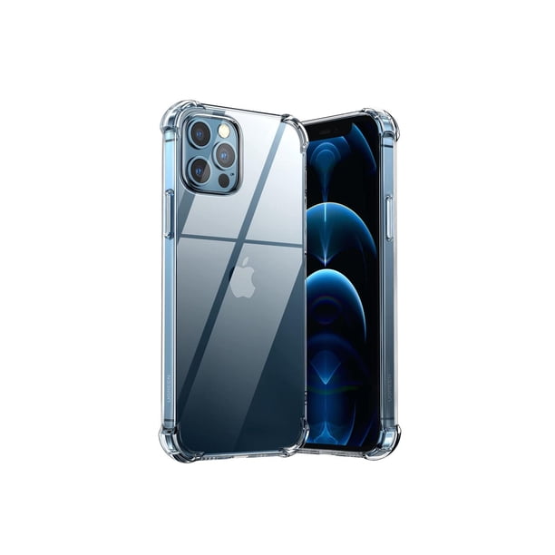 Funda Transparente UGREEN para iPhone 12/12 Pro de 6.1 Pulgadas con Protección de Absorción de Choqu