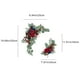 thumbnail image 3 of Arco de Flores Artificiales, Flor de Bienvenida, Flor de Dintel, Símbolo de Agua, Decoración Floral Artificial para Bodas y Fiestas., 3 of 6