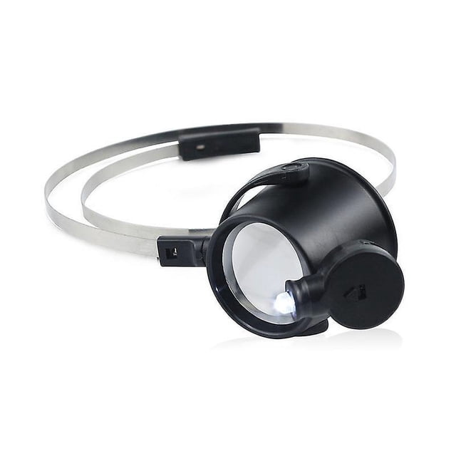 Eyepiece 15x Magnifying Glass Magnifying Lens With Magnifying Glass Jeweler Watch Repair Magnifying Glass With Led Eye Magnifying Glass (1 Piece, Blac