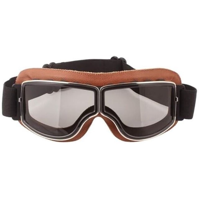 Retro Motorcycle Goggles Anti-Fog Warm Goggles for Riding ATV Motocross.