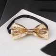 thumbnail image 1 of Under $10 Tie Gold Mens Banquet Performance English Color Adjustable Bow Bow Tie, 1 of 3