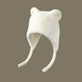 thumbnail image 2 of ZQUUVOU Womens Winter Warm Beanie Knit Fur Lining Ear Flaps Cozy Cap Hat White, 2 of 4