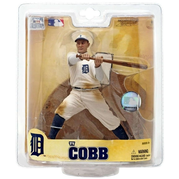 McFarlane MLB Cooperstown Collection Series 5 Ty Cobb Action Figure [White Uniform]