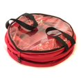 thumbnail image 2 of 25" Sac de Rangement de Décorations de Noël Pop-Up Rouge et Noir, 2 of 2