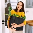 thumbnail image 6 of Reusable Grocery Shopping Bags 10 Pack Large Foldable Tote Bags Bulk,Eco Produce Bags with Long Handle for Shopping Groceries Clothes(5 Assorted Colors), 6 of 7