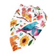 thumbnail image 5 of Easygdp Flowers Birds And Butterflies Pet Scarf, Dog Triangle Scarf, Printing Dog Bib, Handkerchief Scarf for Small Medium Large Dogs Cats Pets, 5 of 9