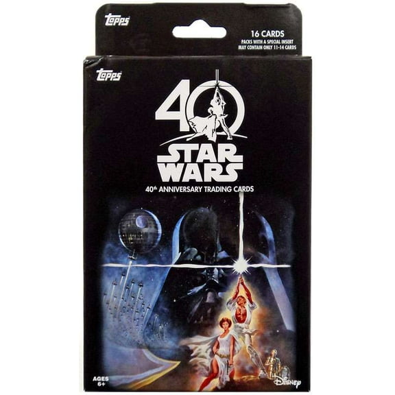 Star Wars 40th Anniversary Trading Card HANGER Box