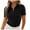 Black, variant on Womens Summer Tops Work Shirts Women Construction Thanksgiving Scrub Tops Women Tee Long Sleeve Sleeveless Denim Shirt Fit Short Warm Hiking Shirt Tunic Tees Casual Blouse for V Neck S