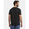 thumbnail image 3 of George Men's and Big Men's Lightweight V-Neck Tee with Short Sleeves, Sizes XS-3XL, 3 of 5