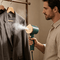 thumbnail image 2 of EXLEAF 2026 New Steamer for Clothes,Efficient Handheld Steamer with Titanium Plate for Wrinkle Free Clothes,Garment Steamer with Triangular Tip,Portable Steamer for Clothes with Visual Water Tank, 2 of 5