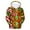 Multicolour, variant on Hoodies For Men Men's Trendy Casual Christmas Sweater Fleece Digital Printing Hooded Sweatershirt Red L JE