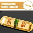 thumbnail image 3 of CRILSTYLEO De Servicio Dorado De Acero Inoxidable Estilo Para Sushi Y Postres, 3 of 8