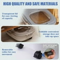 thumbnail image 3 of Dog Food Storage Container with Lids, Airtight 30 35 Lbs Rice Cereal Flour Sugar Containers Dispenser, Sealable 20 25 Lbs Dog Pet Cat Bird Seed Kitchen Holder Bin Bucket with Rolling Wheel, 3 of 8