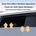 thumbnail image 3 of Magnetic Car Window Sun Shade, High Density Mesh Fabric Auto Sun Visor, UV Block & Heat Insulation Side Window Curtain, Single Piece, 3 of 7