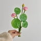thumbnail image 5 of Arreglo floral artificial de lirio de loto para casa, salón de Buda, mesa y acuario, 5 of 6