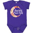 thumbnail image 3 of Inktastic Baby Stay Wild Moon Child Crescent Moon with Flowers Girls Baby Bodysuit, 3 of 5