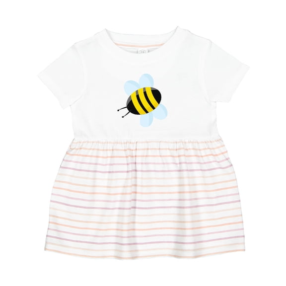 Inktastic Bumble Bee Girls Baby Dress