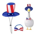 thumbnail image 5 of RuiJiao Patriotic Big White Goose Sculpture - Festive Independence Day Garden Decoration, Perfect for Outdoor and Lawn Festivities, 5 of 9